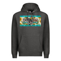 Charcoal Heather french bulldog mom license plate template Premium Hoodie - BarkalooDesign
