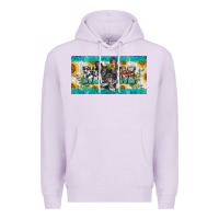 Lilac french bulldog mom license plate template Premium Hoodie - BarkalooDesign