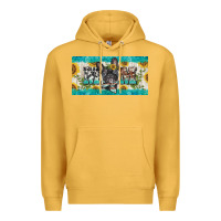 Mustard french bulldog mom license plate template Premium Hoodie - BarkalooDesign