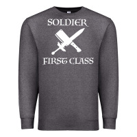 Charcoal Heather Soldıer First Class Premium Sweatshirt - Bettercallsaul