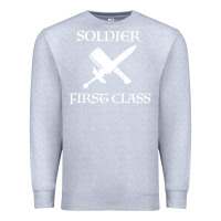 Heather Grey Soldıer First Class Premium Sweatshirt - Bettercallsaul