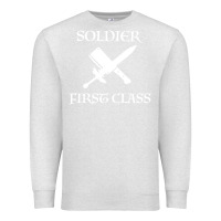Oatmeal Heather Soldıer First Class Premium Sweatshirt - Bettercallsaul