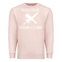 Pale Pink Soldıer First Class Premium Sweatshirt - Bettercallsaul