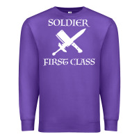 Purple Soldıer First Class Premium Sweatshirt - Bettercallsaul