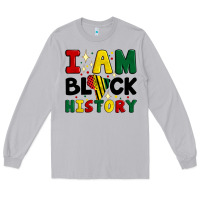 Moon Dust i am black history Long Sleeve Tee - Artiststas