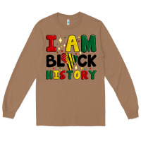 Toasted Coconut i am black history Long Sleeve Tee - Artiststas