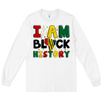 White i am black history Long Sleeve Tee - Artiststas