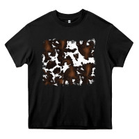 Black cowhide Heavy Core Tee - RanaPortraitStore