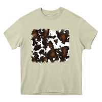 Mossy cowhide Heavy Core Tee - RanaPortraitStore