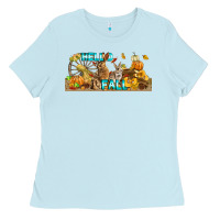 Hello Fall Rabbit Ladies Tee | Teevron