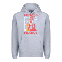 Heather Grey le mans t  shirt le mans france gallic rooster t  shirt Premium Hoodie - linhVisuals
