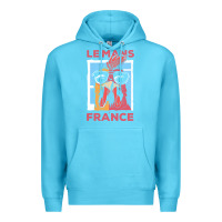Ocean Blue le mans t  shirt le mans france gallic rooster t  shirt Premium Hoodie - linhVisuals