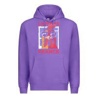 Purple le mans t  shirt le mans france gallic rooster t  shirt Premium Hoodie - linhVisuals