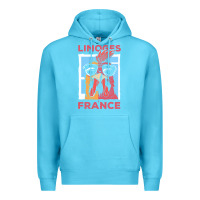 Ocean Blue limoges t  shirt limoges france gallic rooster t  shirt Premium Hoodie - linhVisuals
