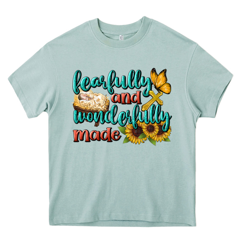Fearfully And Wonderfully Made Heavy Core Tee by BundleAndBundleShop | Teevron