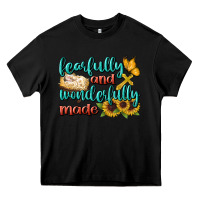 Black Fearfully And Wonderfully Made Heavy Core Tee - BundleAndBundleShop