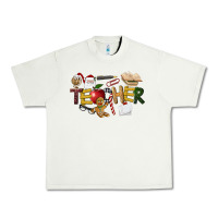Pistachio christmas teacher Urban Heavy Tee - LillyAllenDesigns