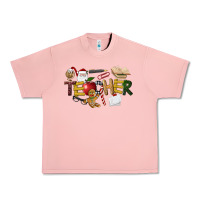 Salmon christmas teacher Urban Heavy Tee - LillyAllenDesigns
