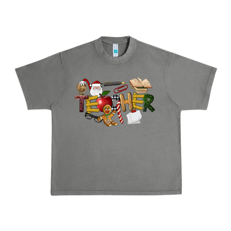 Christmas Teacher Urban Heavy Tee by LillyAllenDesigns | Teevron