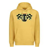 Antique Gold firestone one racing Premium Hoodie - linhVisuals