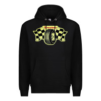 Black firestone one racing Premium Hoodie - linhVisuals