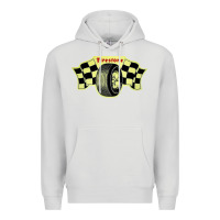 Dove Grey firestone one racing Premium Hoodie - linhVisuals