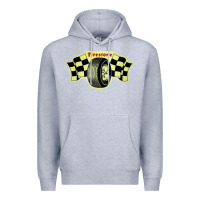 Heather Grey firestone one racing Premium Hoodie - linhVisuals