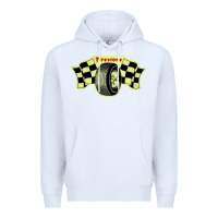 White firestone one racing Premium Hoodie - linhVisuals
