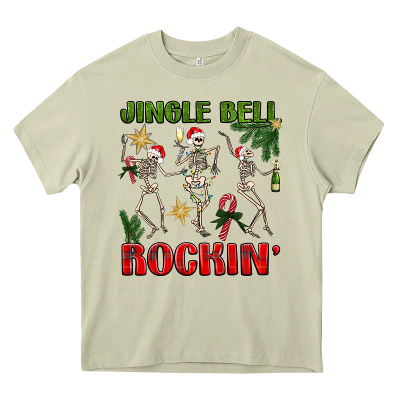 Jingle Bell Rockin' Heavy Core Tee by BundleAndBundleShop | Teevron