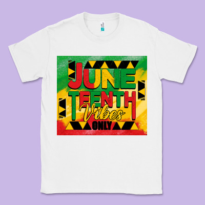 Juneteenth Vibes Only Tumbler Classic Tee Designed By Barkaloodesign