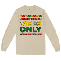 Mushroom juneteenth vibes only Long Sleeve Tee - Artiststas
