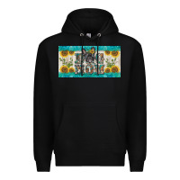 Black dog mom french  bulldog license plate template Premium Hoodie - BarkalooDesign