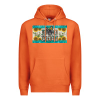 Carrot dog mom french  bulldog license plate template Premium Hoodie - BarkalooDesign