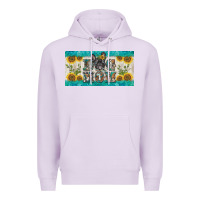 Lilac dog mom french  bulldog license plate template Premium Hoodie - BarkalooDesign
