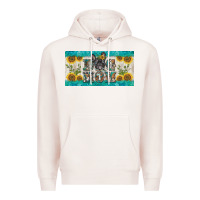 Pale Pink dog mom french  bulldog license plate template Premium Hoodie - BarkalooDesign
