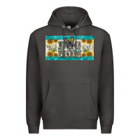 Smoke dog mom french  bulldog license plate template Premium Hoodie - BarkalooDesign