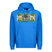 True Royal dog mom french  bulldog license plate template Premium Hoodie - BarkalooDesign