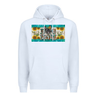 White dog mom french  bulldog license plate template Premium Hoodie - BarkalooDesign