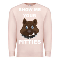 Pale Pink Show Me Your pitties Premium Sweatshirt - Bettercallsaul