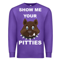 Purple Show Me Your pitties Premium Sweatshirt - Bettercallsaul