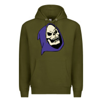 Army Green SKELETOR Premium Hoodie - linhVisuals