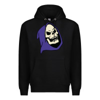 Black SKELETOR Premium Hoodie - linhVisuals