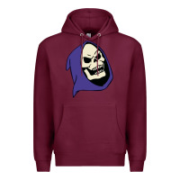 Burgundy SKELETOR Premium Hoodie - linhVisuals