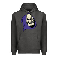 Charcoal Heather SKELETOR Premium Hoodie - linhVisuals