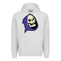 Dove Grey SKELETOR Premium Hoodie - linhVisuals