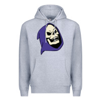 Heather Grey SKELETOR Premium Hoodie - linhVisuals