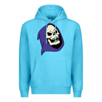Ocean Blue SKELETOR Premium Hoodie - linhVisuals