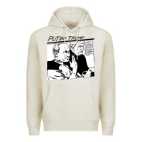 Oatmeal Heather putin trump original goo parody Premium Hoodie - linhVisuals