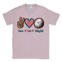 Lilac Peace Love Volleyball Classic Tee - Jasminsmagicworld