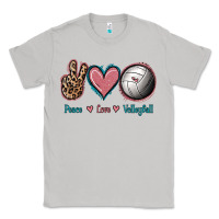 Moon Dust Peace Love Volleyball Classic Tee - Jasminsmagicworld
